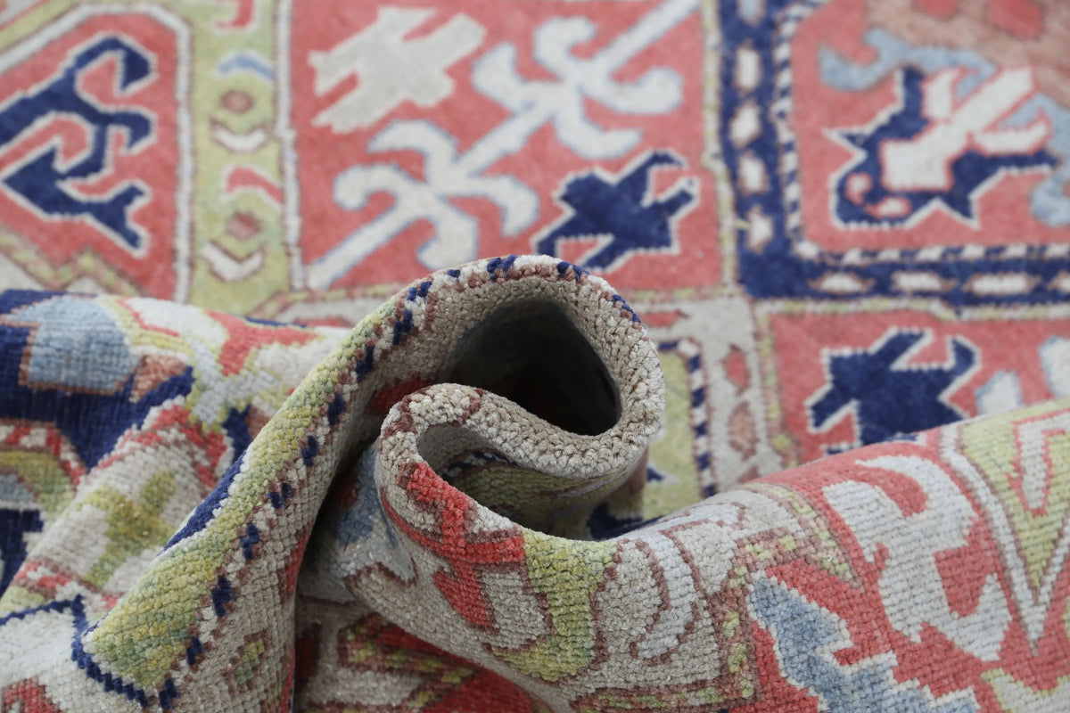 Hand Knotted Ziegler Farhan Gul Wool Rug - 5'2'' x 6'11''