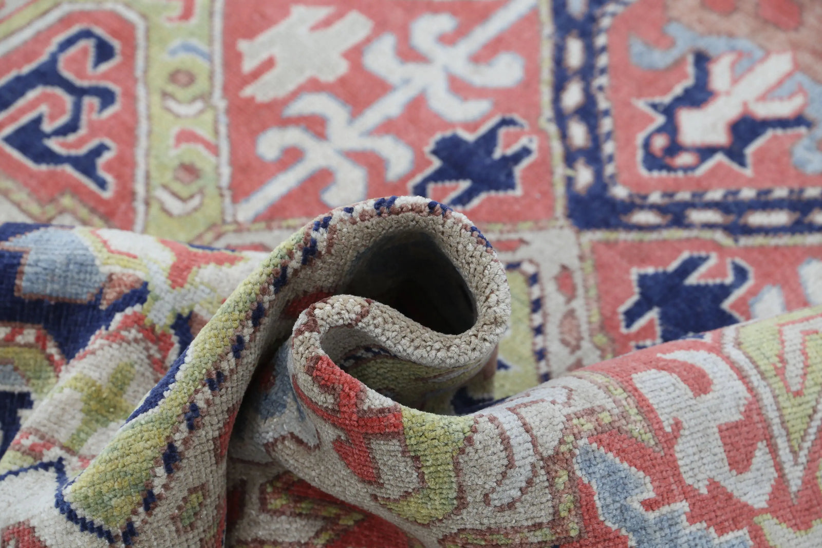 Hand Knotted Ziegler Farhan Gul Wool Rug - 5'2'' x 6'11''