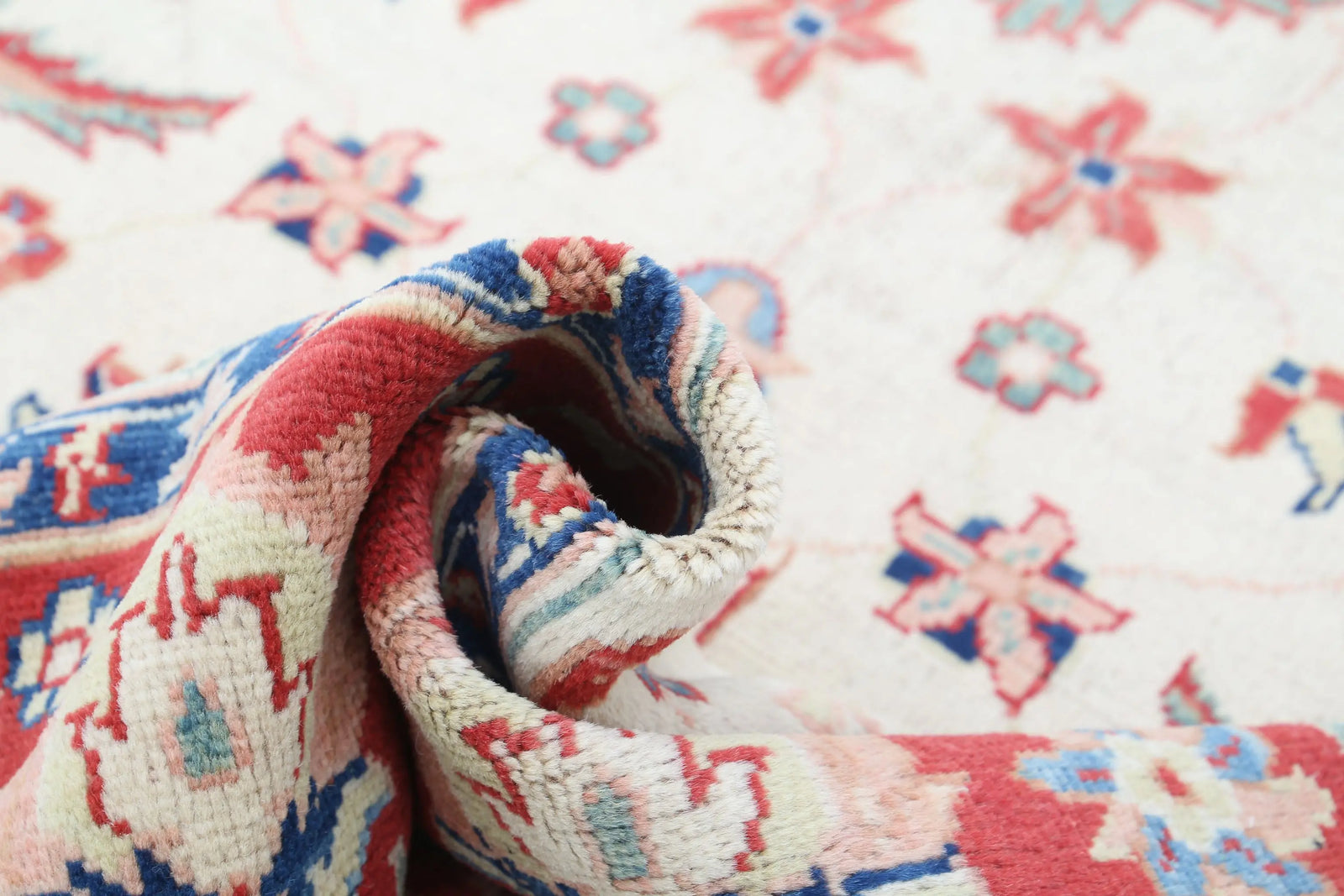 Hand Knotted Ziegler Farhan Gul Wool Rug - 6'8'' x 10'5''