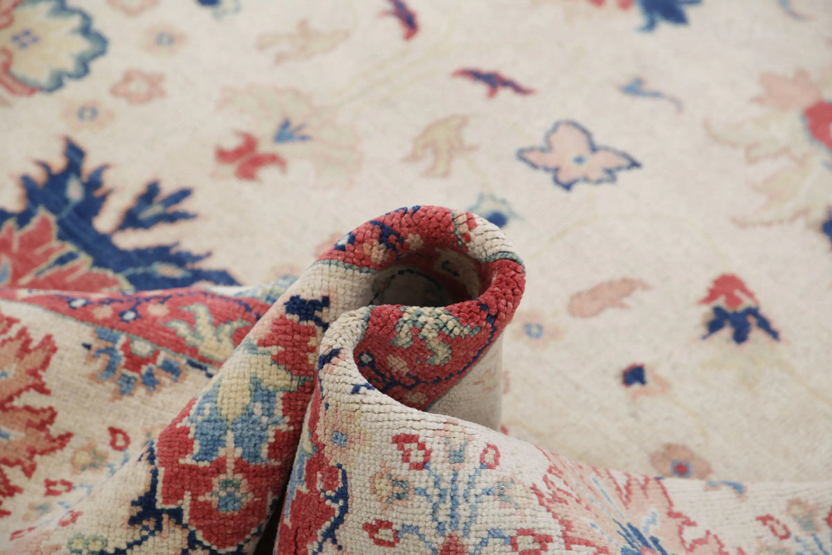 Hand Knotted Ziegler Farhan Gul Wool Rug - 8'0'' x 10'0''