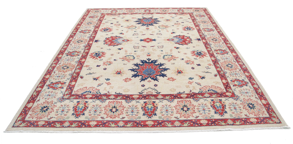 Hand Knotted Ziegler Farhan Gul Wool Rug - 8'0'' x 10'0''