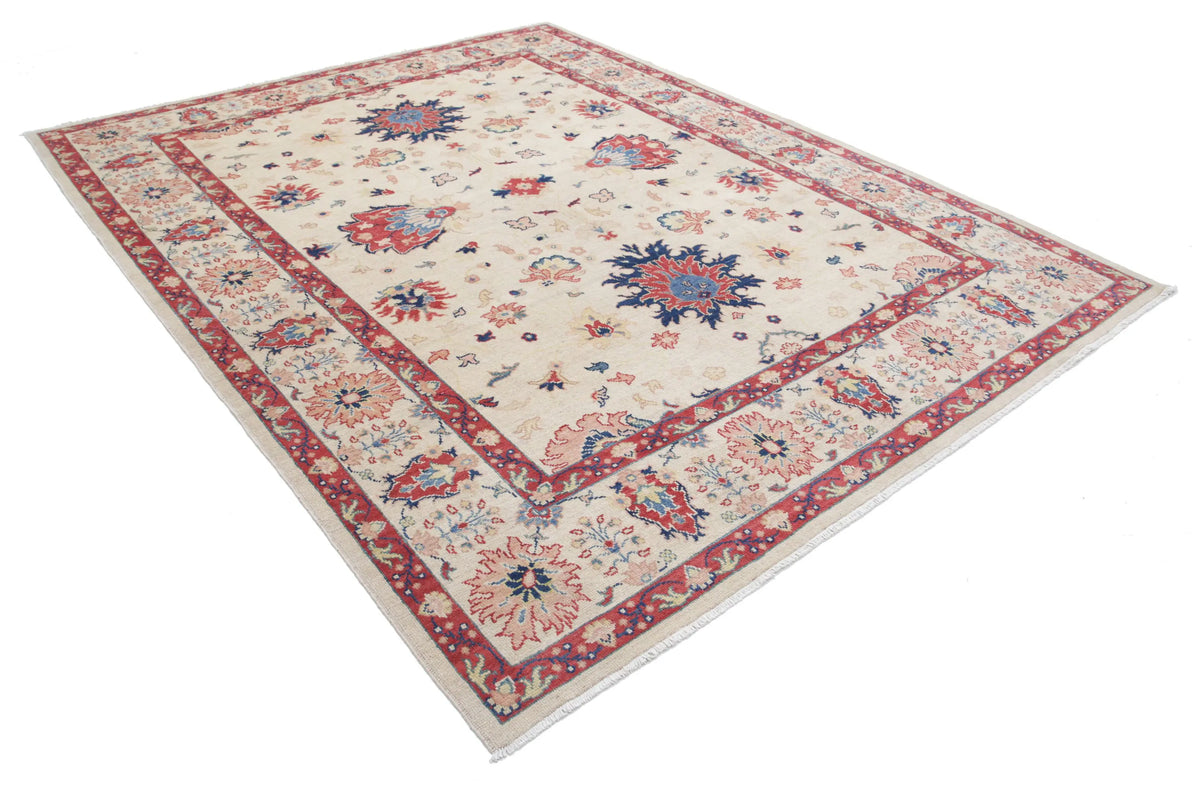 Hand Knotted Ziegler Farhan Gul Wool Rug - 8'0'' x 10'0''