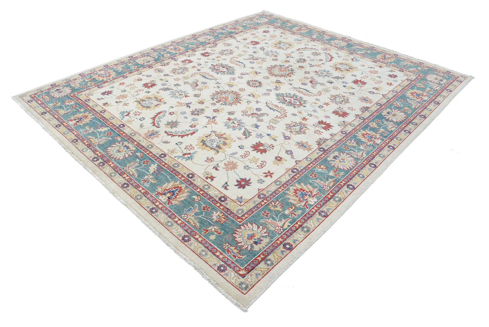 Hand Knotted Ziegler Farhan Gul Wool Rug - 8'0'' x 9'6''