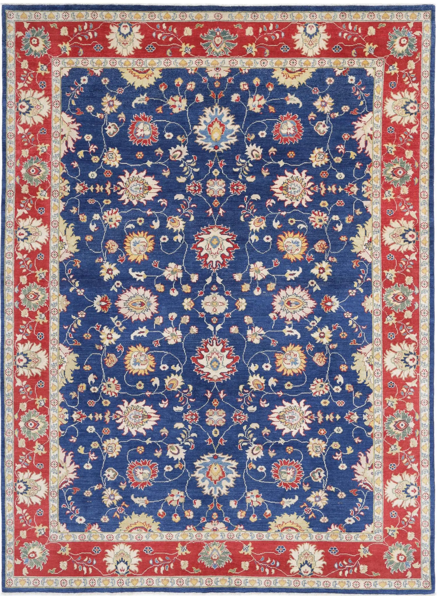 Hand Knotted Ziegler Farhan Gul Wool Rug - 8'10'' x 12'3''