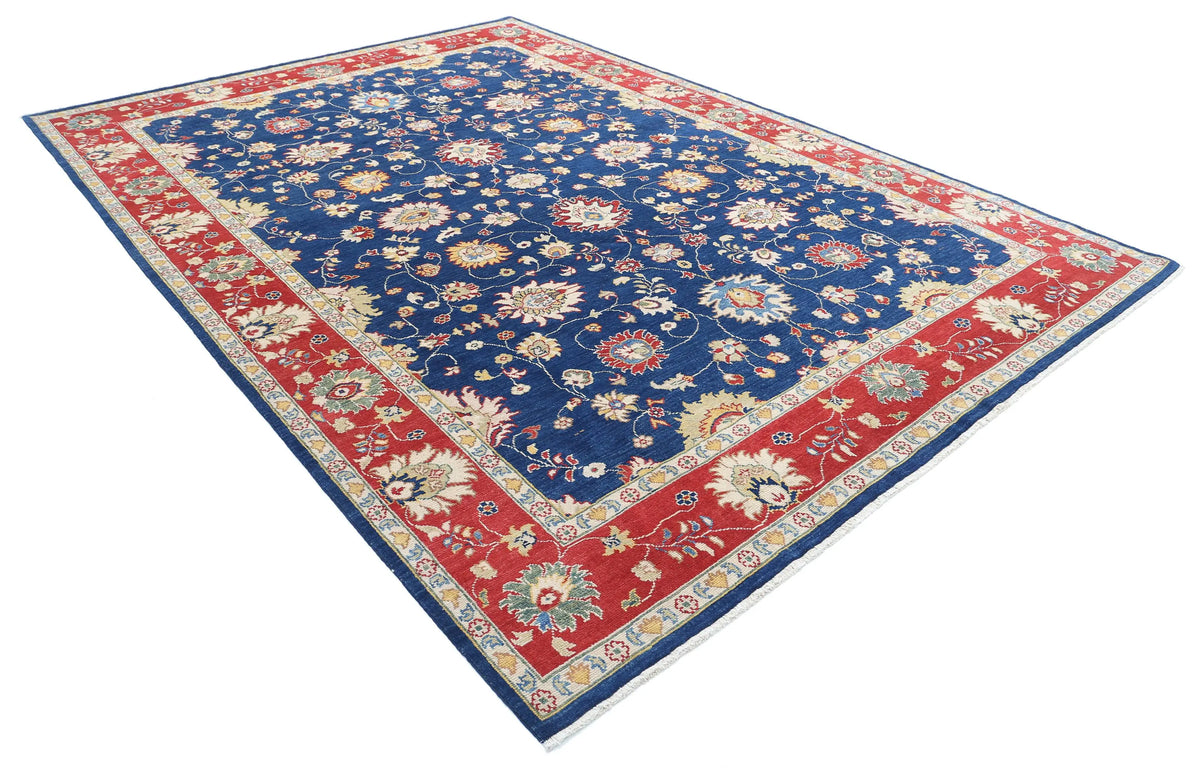 Tapis en laine Ziegler Farhan Gul noué à la main - 8'10'' x 12'3''