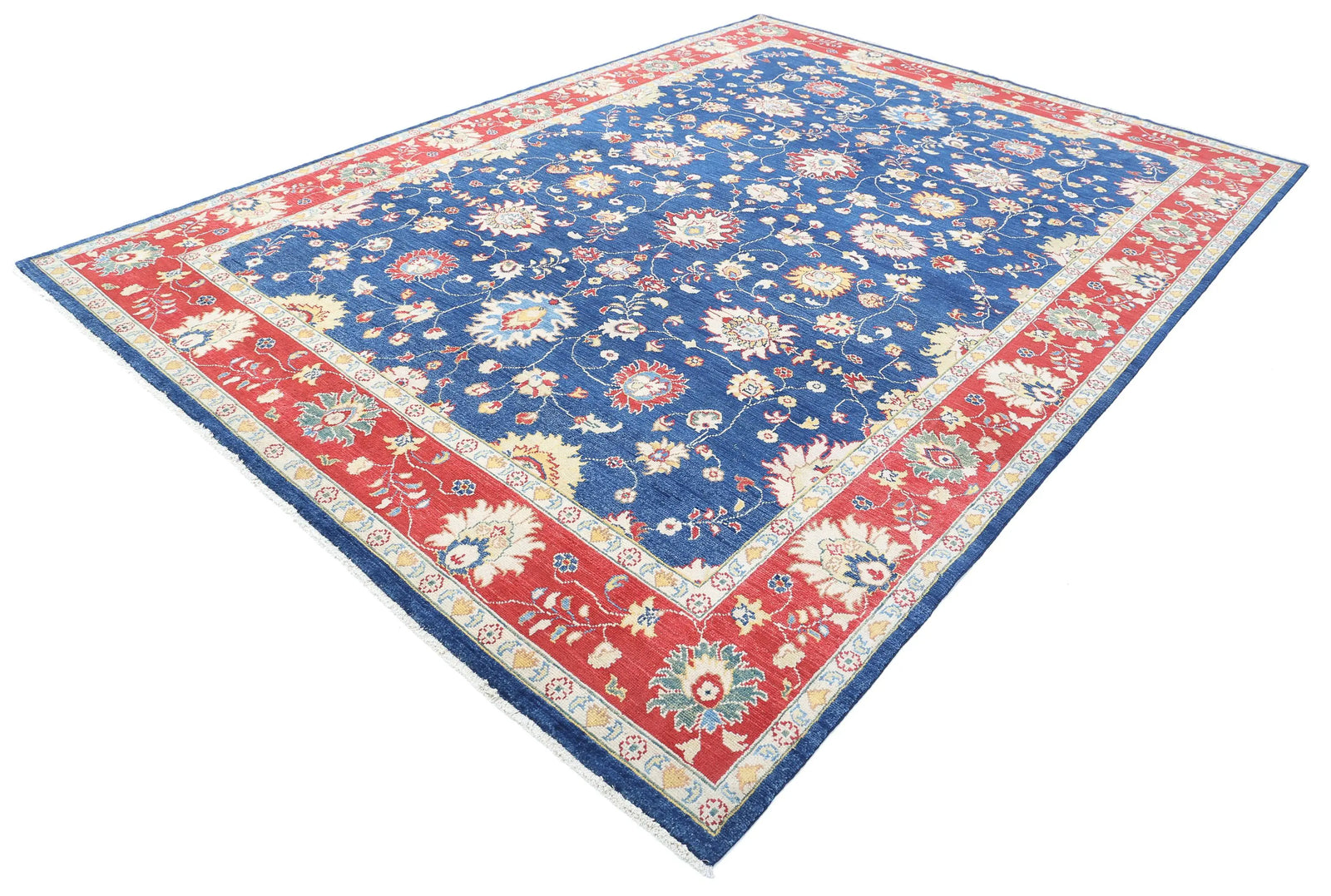 Tapis en laine Ziegler Farhan Gul noué à la main - 8'10'' x 12'3''