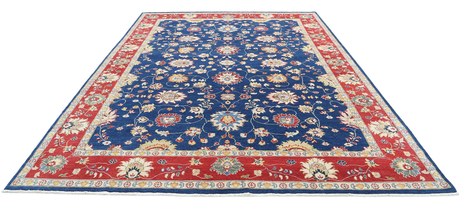 Tapis en laine Ziegler Farhan Gul noué à la main - 8'10'' x 12'3''