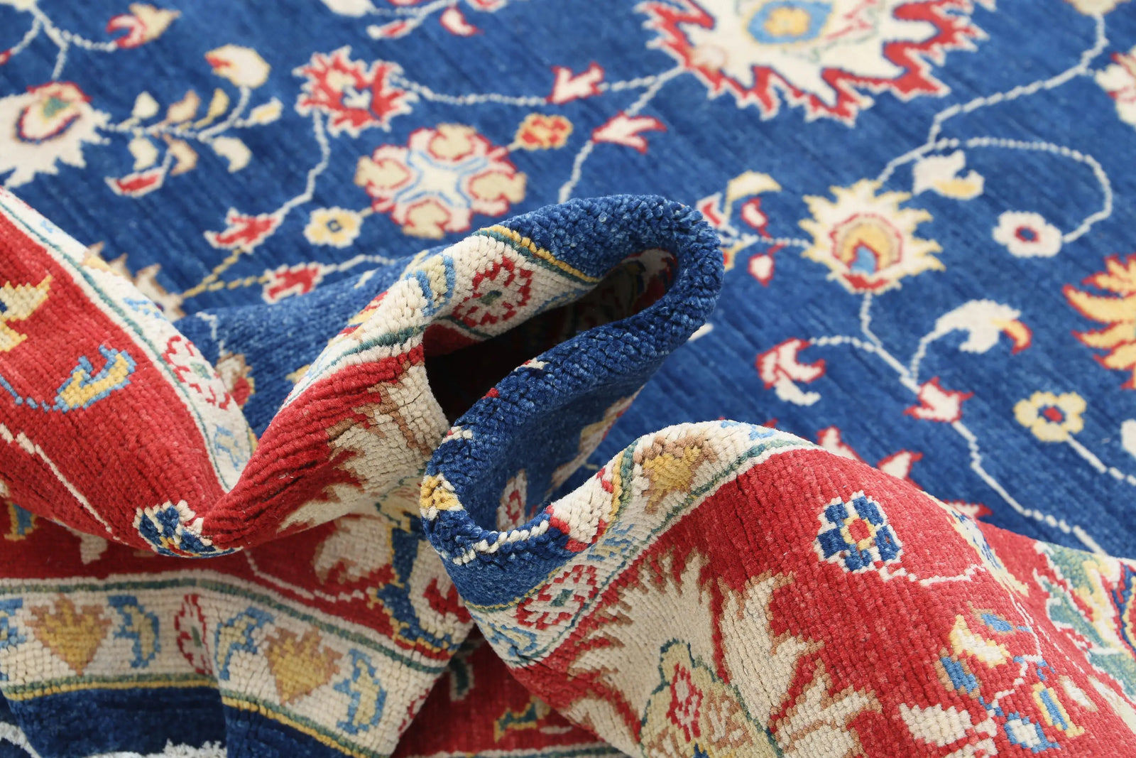 Tapis en laine Ziegler Farhan Gul noué à la main - 8'10'' x 12'3''