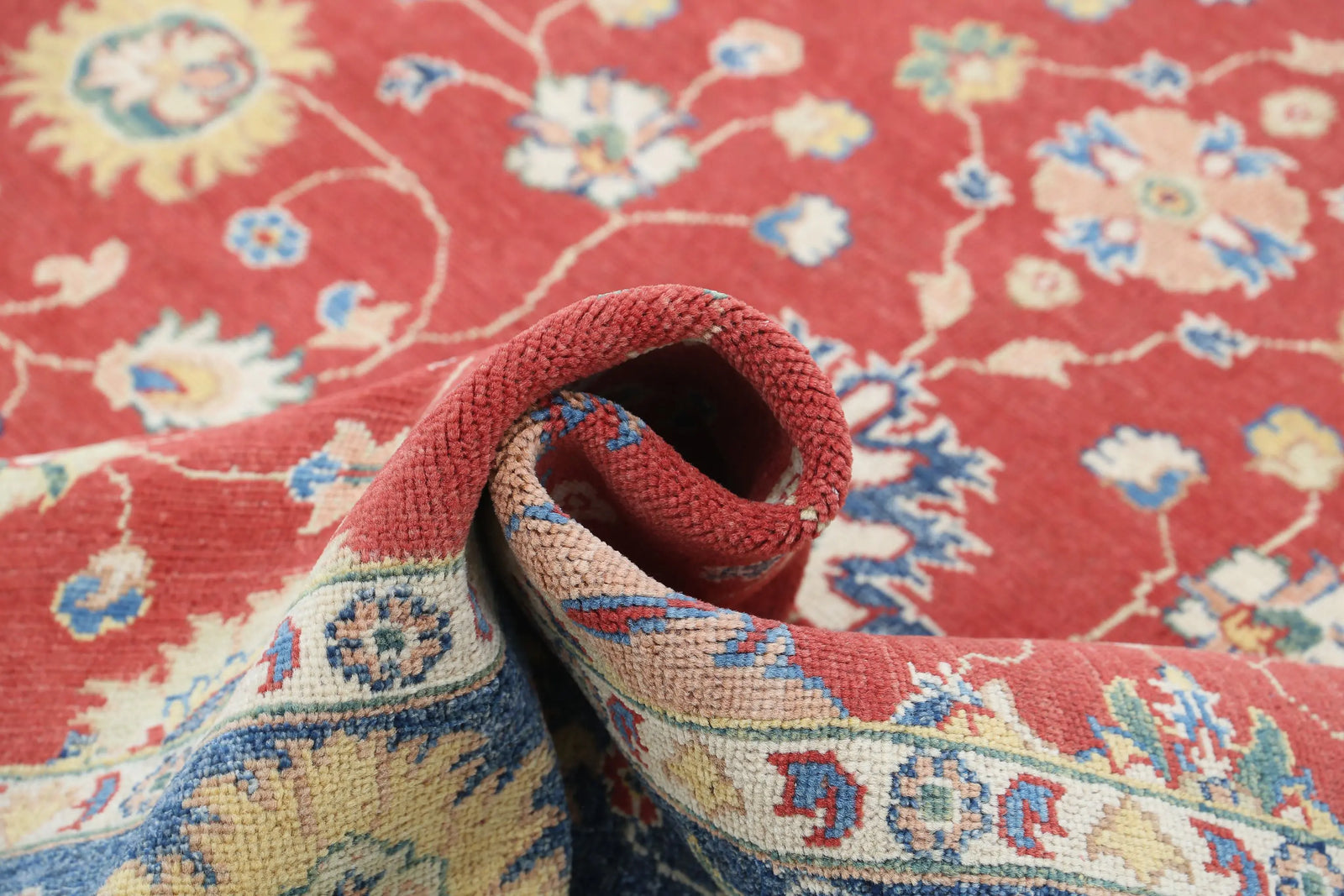 Tapis en laine Ziegler Farhan Gul noué à la main - 8'11'' x 11'0''