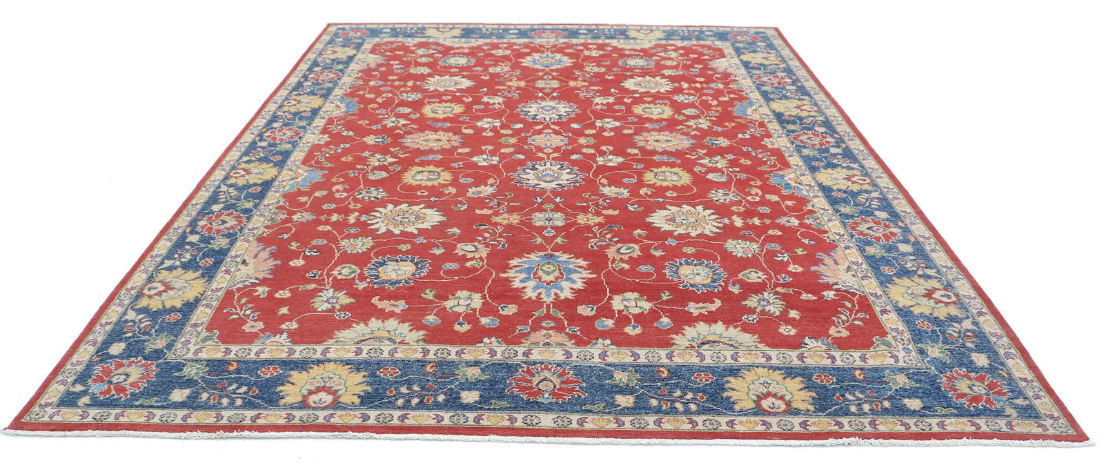 Tapis en laine Ziegler Farhan Gul noué à la main - 8'11'' x 11'0''