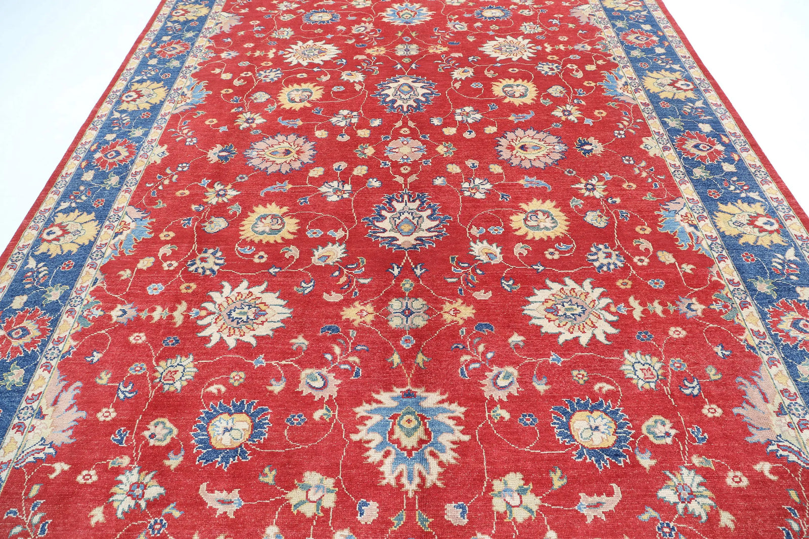 Tapis en laine Ziegler Farhan Gul noué à la main - 8'11'' x 11'8''