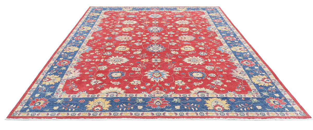 Tapis en laine Ziegler Farhan Gul noué à la main - 8'11'' x 11'8''