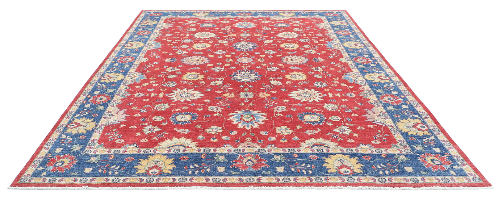 Tapis en laine Ziegler Farhan Gul noué à la main - 8'11'' x 11'8''