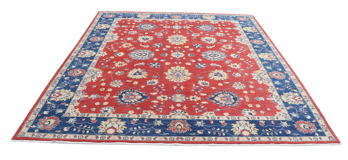 Hand Knotted Ziegler Farhan Gul Wool Rug - 8'4'' x 9'4''