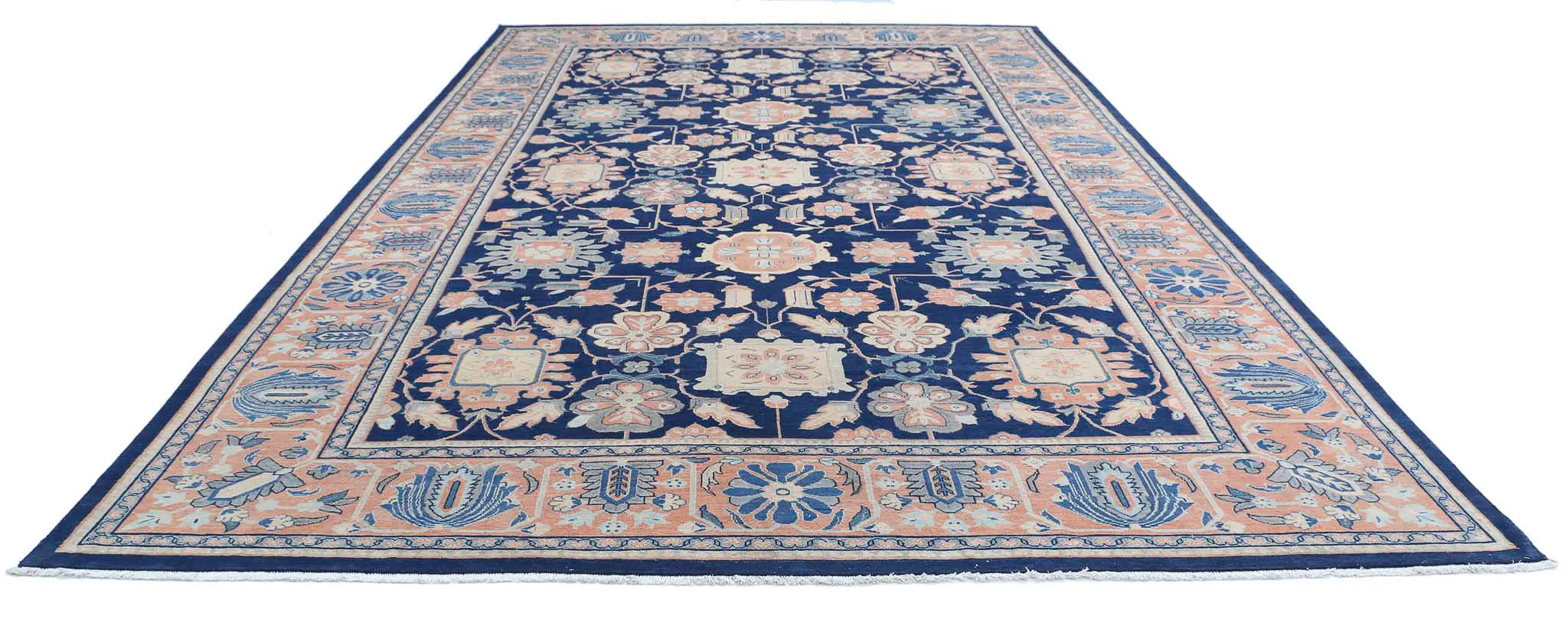 Alfombra de lana Ziegler Farhan anudada a mano - 10'9'' x 16'7''