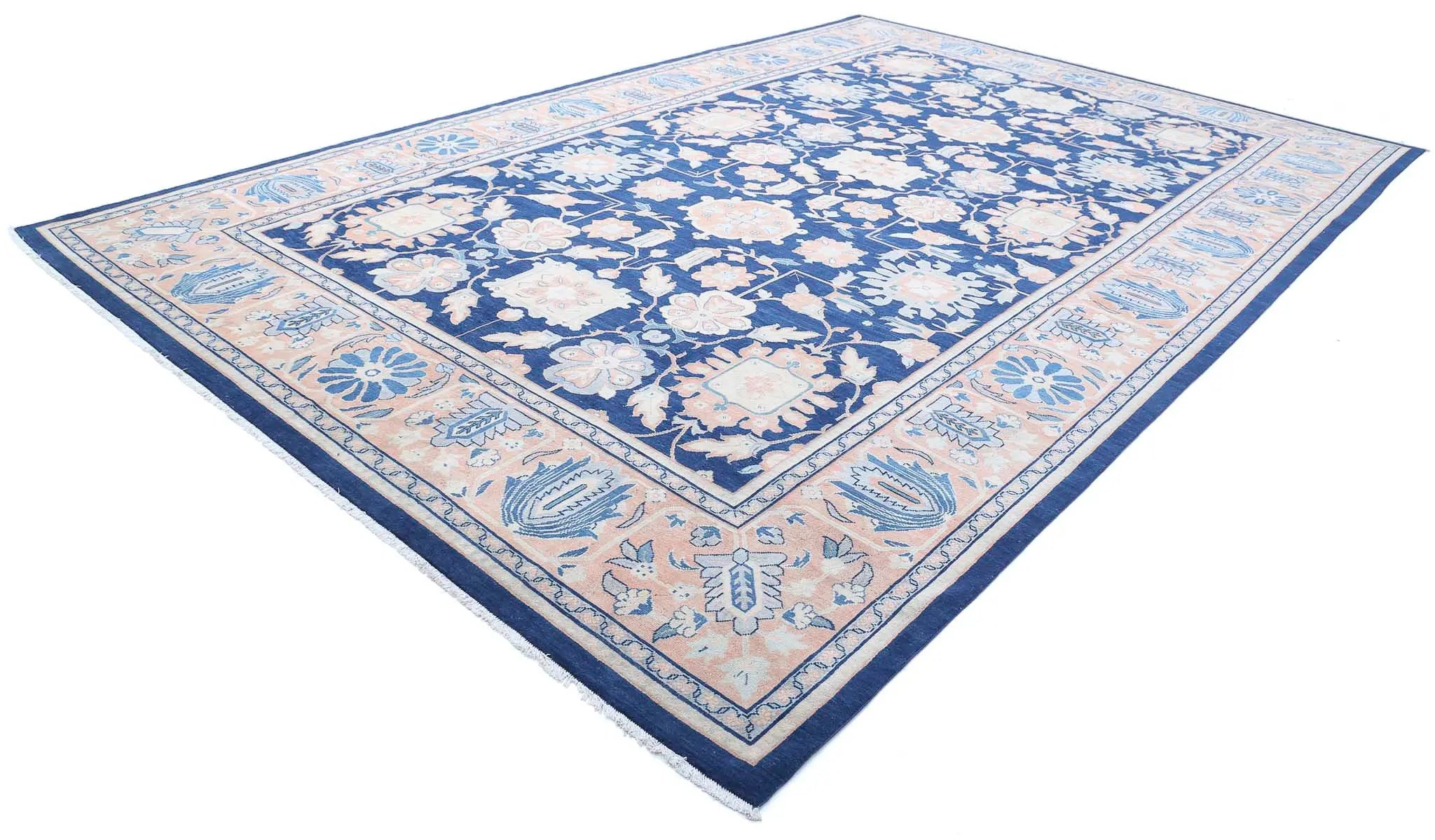 Alfombra de lana Ziegler Farhan anudada a mano - 10'9'' x 16'7''