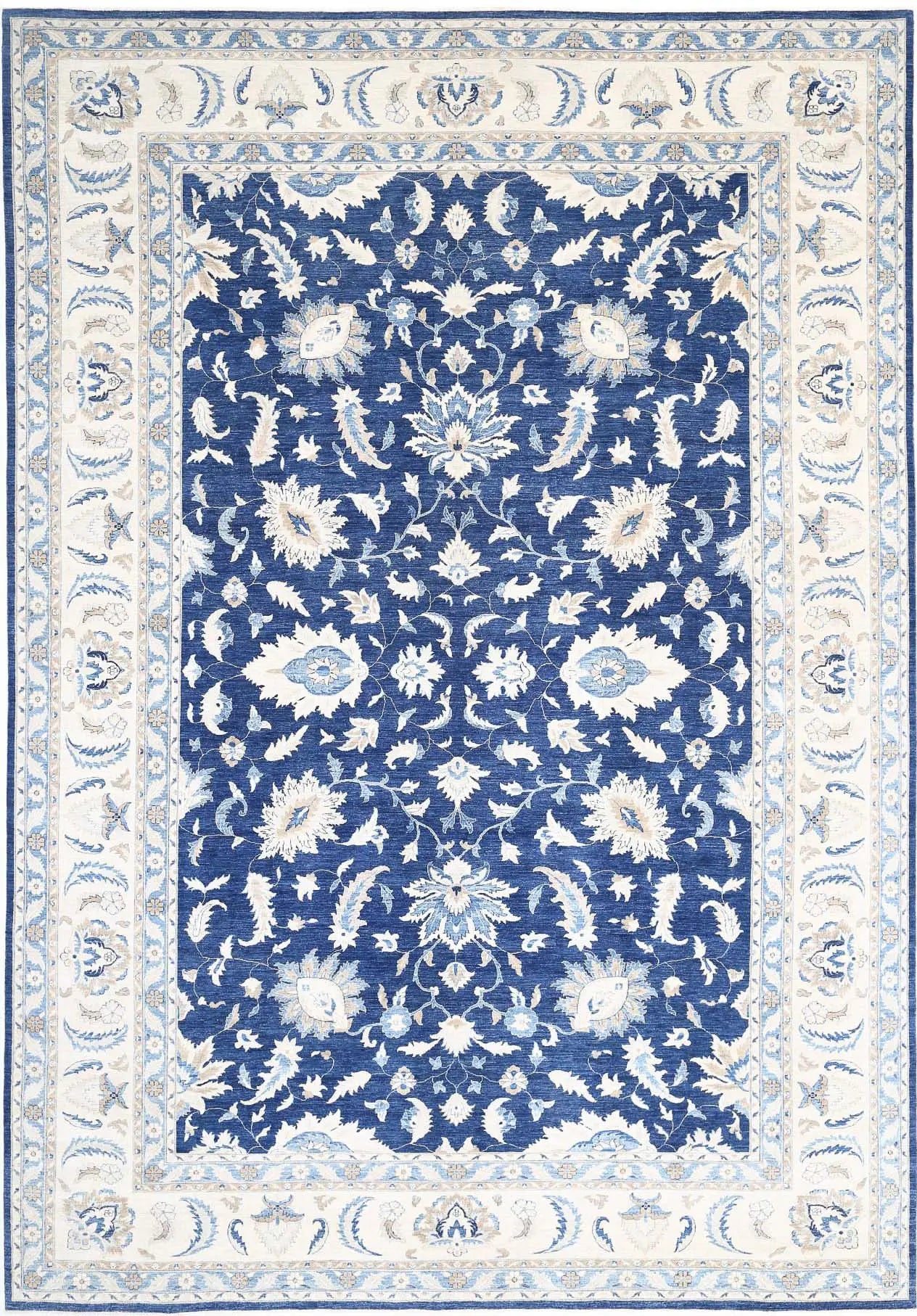 Hand Knotted Ziegler Farhan Wool Rug - 12'11'' x 19'0''