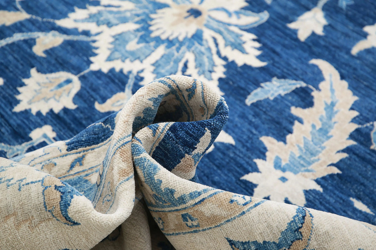 Hand Knotted Ziegler Farhan Wool Rug - 12'11'' x 19'0''