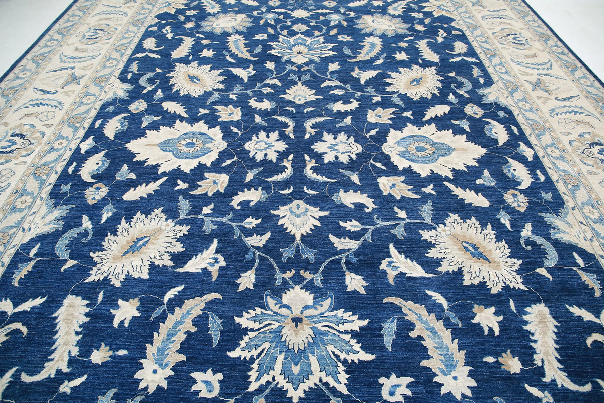 Hand Knotted Ziegler Farhan Wool Rug - 12'11'' x 19'0''
