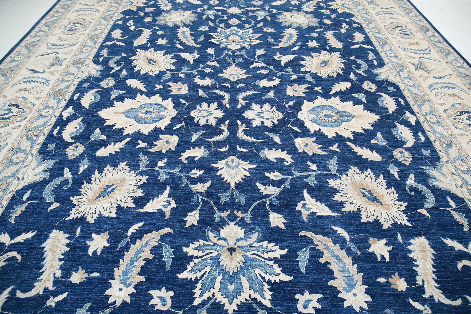 Hand Knotted Ziegler Farhan Wool Rug - 12'11'' x 19'0''
