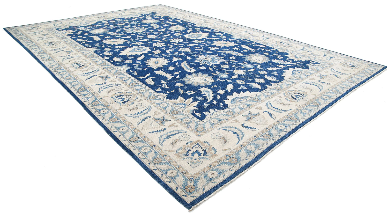 Hand Knotted Ziegler Farhan Wool Rug - 12'11'' x 19'0''
