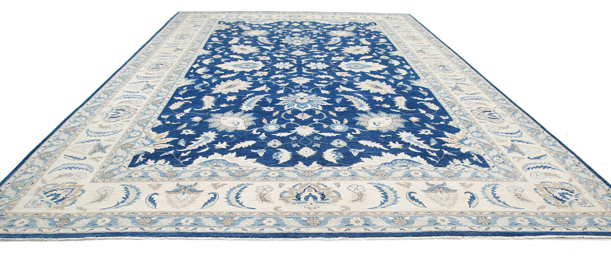 Hand Knotted Ziegler Farhan Wool Rug - 12'11'' x 19'0''