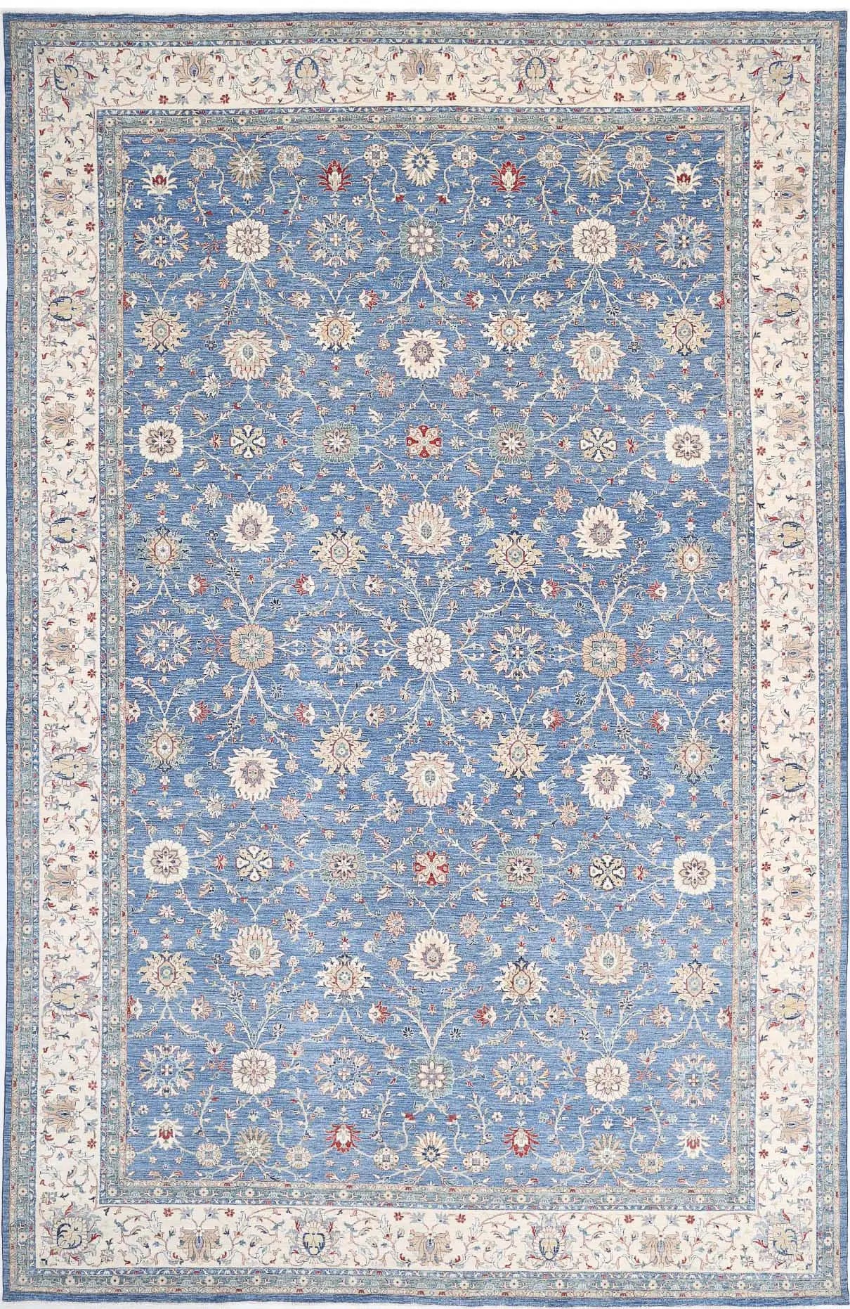 Hand Knotted Ziegler Farhan Wool Rug - 13'2'' x 20'9''