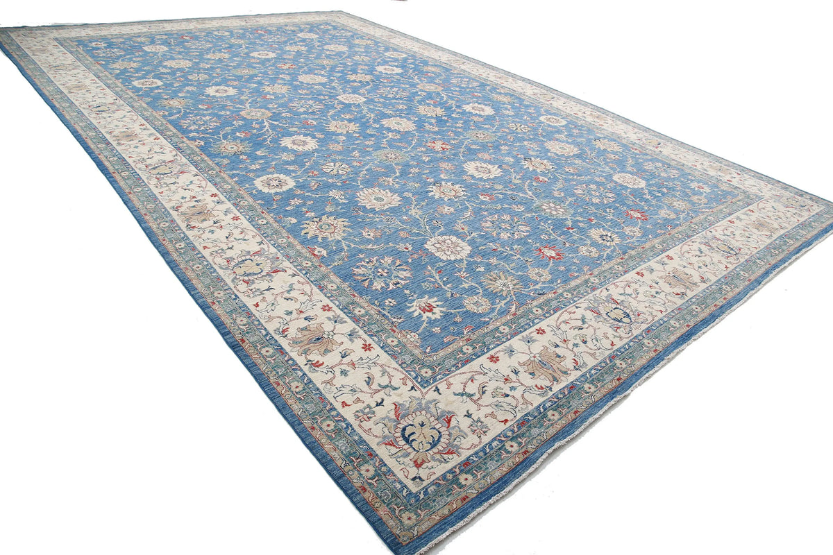 Hand Knotted Ziegler Farhan Wool Rug - 13'2'' x 20'9''