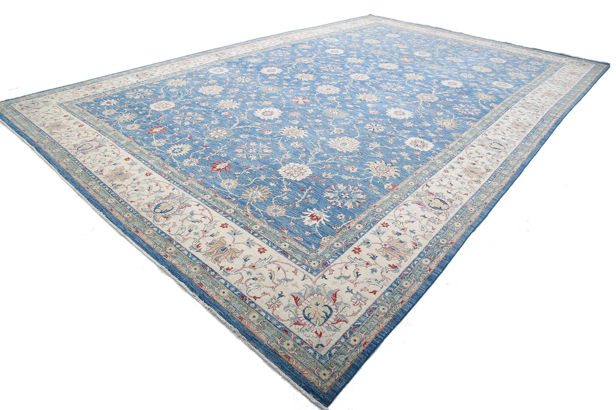 Hand Knotted Ziegler Farhan Wool Rug - 13'2'' x 20'9''