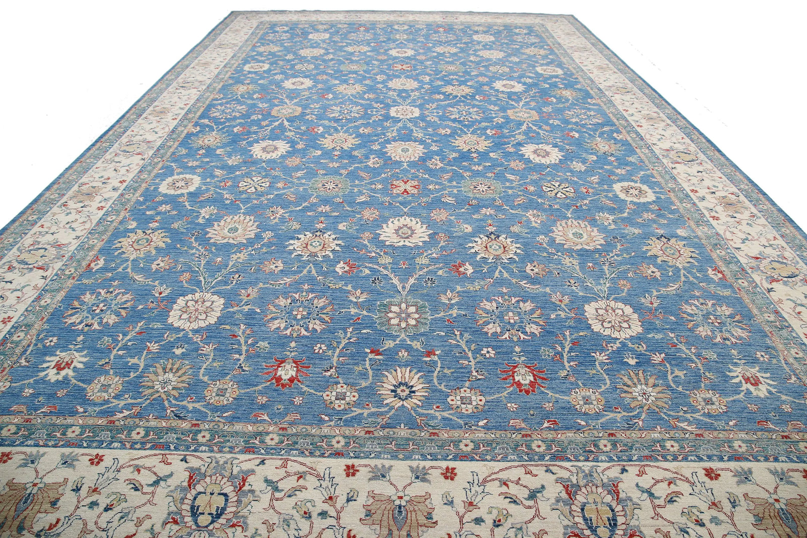 Hand Knotted Ziegler Farhan Wool Rug - 13'2'' x 20'9''