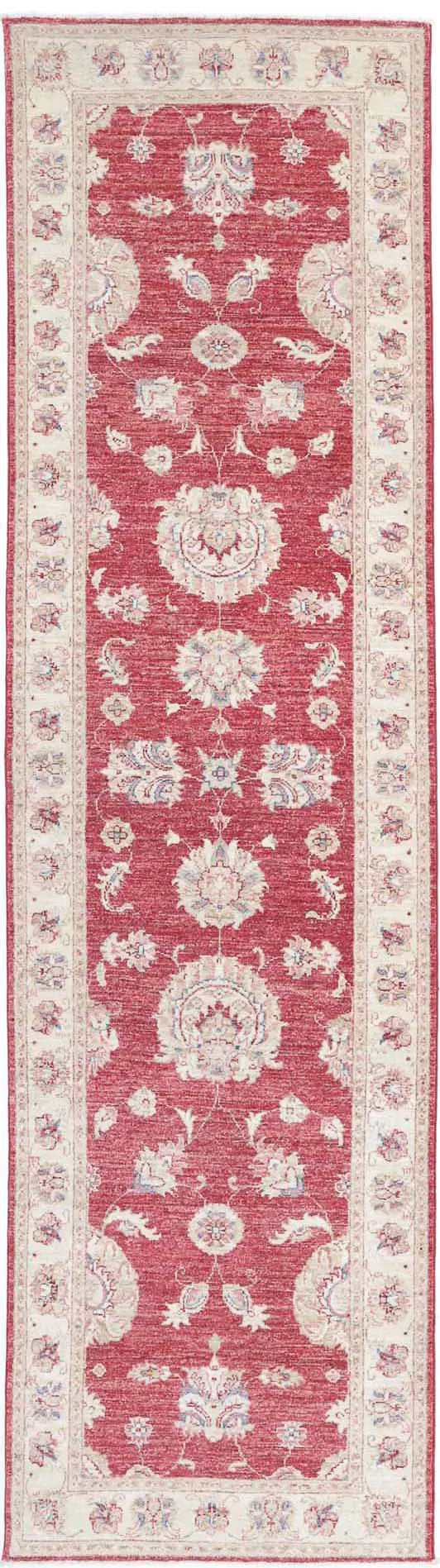 Hand Knotted Ziegler Farhan Wool Rug - 2'6'' x 10'0''