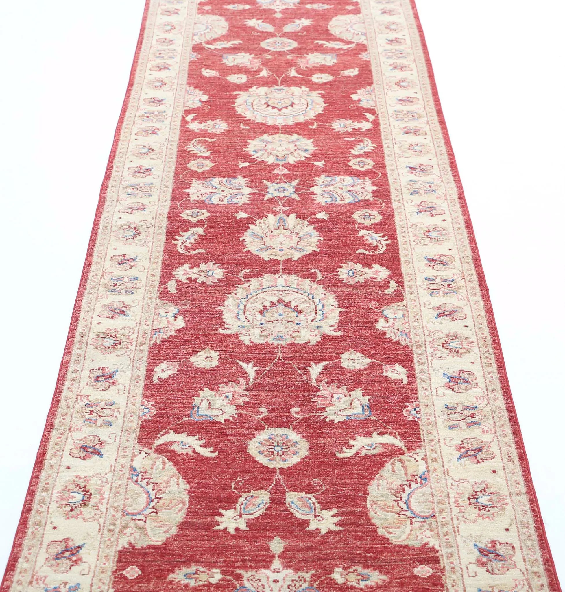 Hand Knotted Ziegler Farhan Wool Rug - 2'6'' x 10'0''