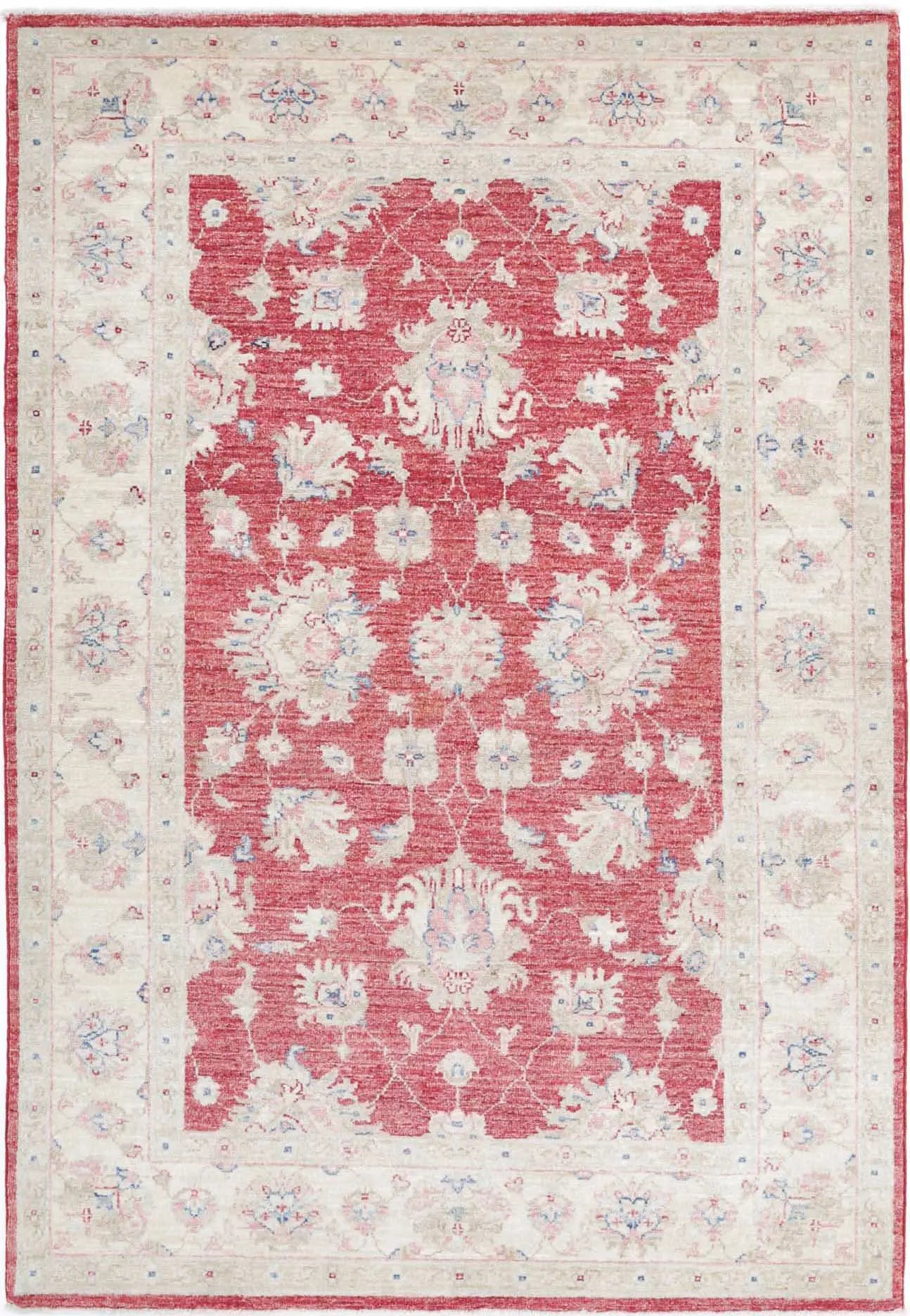 Hand Knotted Ziegler Farhan Wool Rug - 3'10'' x 5'9''