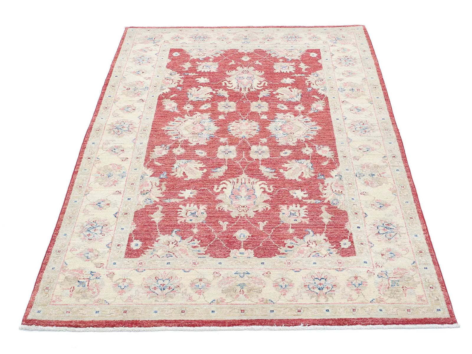 Hand Knotted Ziegler Farhan Wool Rug - 3'10'' x 5'9'' - Arteverk Rugs Area rug