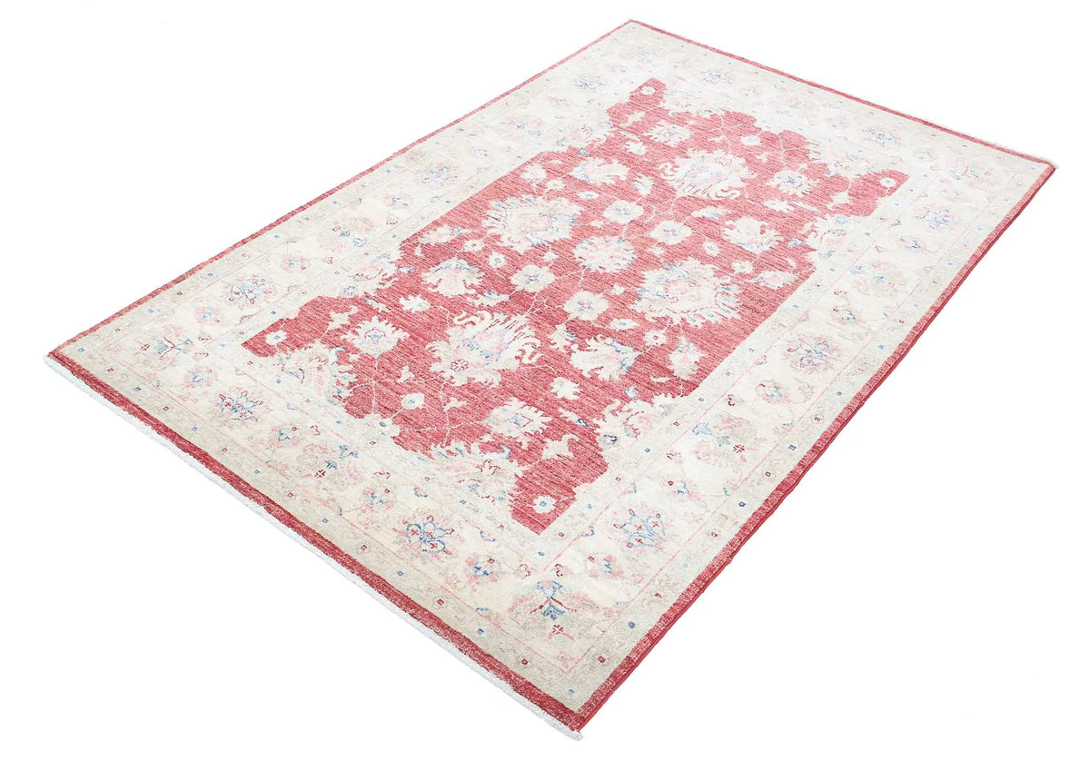Hand Knotted Ziegler Farhan Wool Rug - 3'10'' x 5'9'' - Arteverk Rugs Area rug