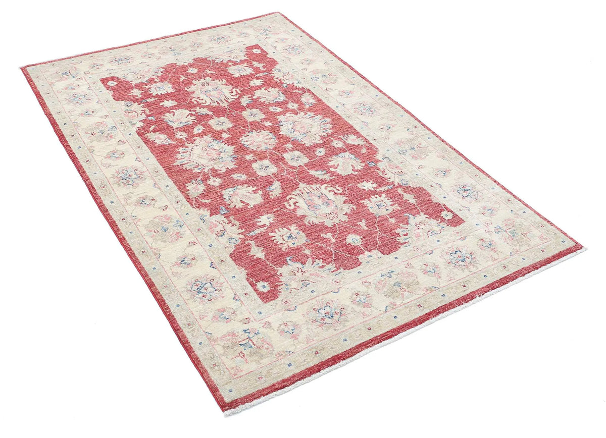 Hand Knotted Ziegler Farhan Wool Rug - 3'10'' x 5'9'' - Arteverk Rugs Area rug