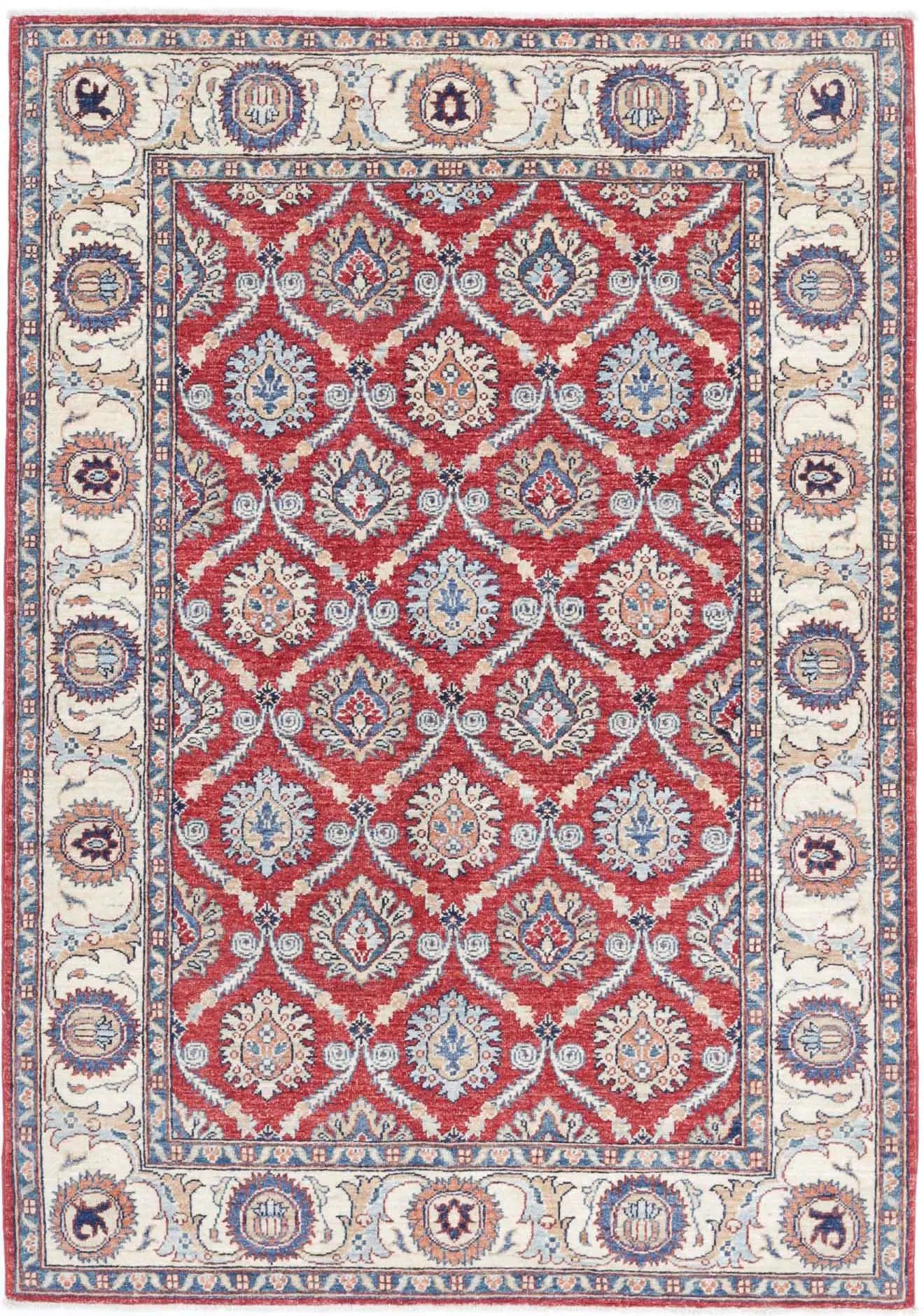 Hand Knotted Ziegler Farhan Wool Rug - 3'10'' x 5'9''