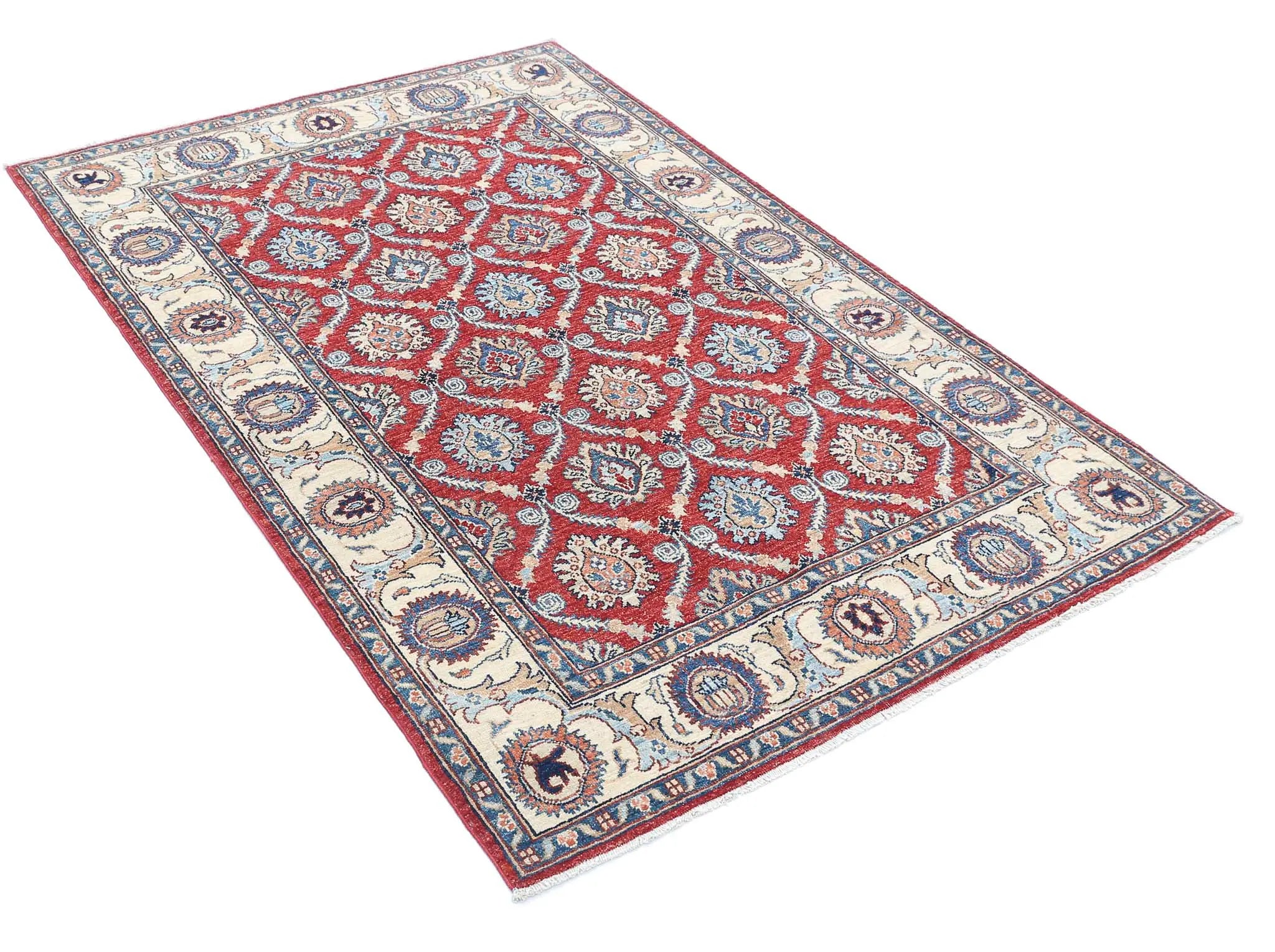 Alfombra de lana Ziegler Farhan anudada a mano - 3'10'' x 5'9''