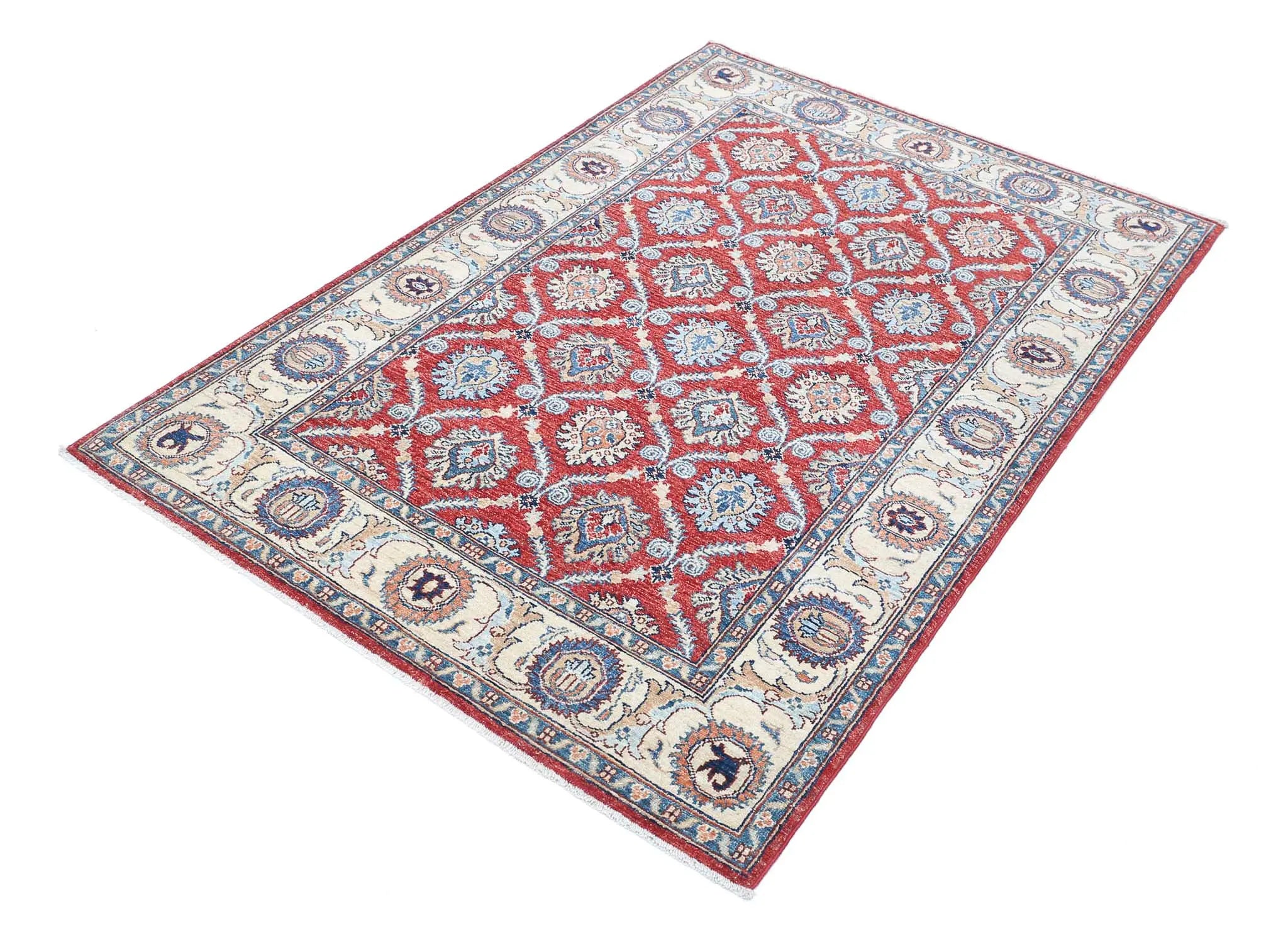 Alfombra de lana Ziegler Farhan anudada a mano - 3'10'' x 5'9''
