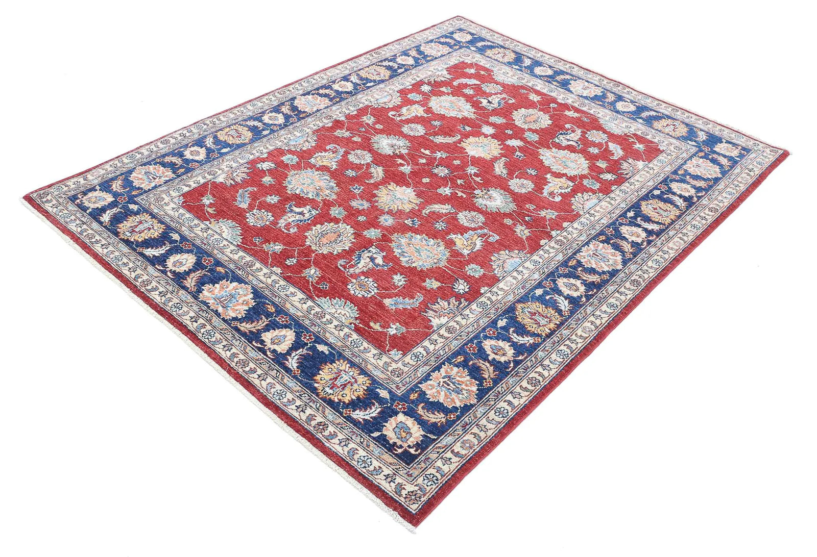 Hand Knotted Ziegler Farhan Wool Rug - 4'10'' x 6'5'' - Arteverk Rugs Area rug