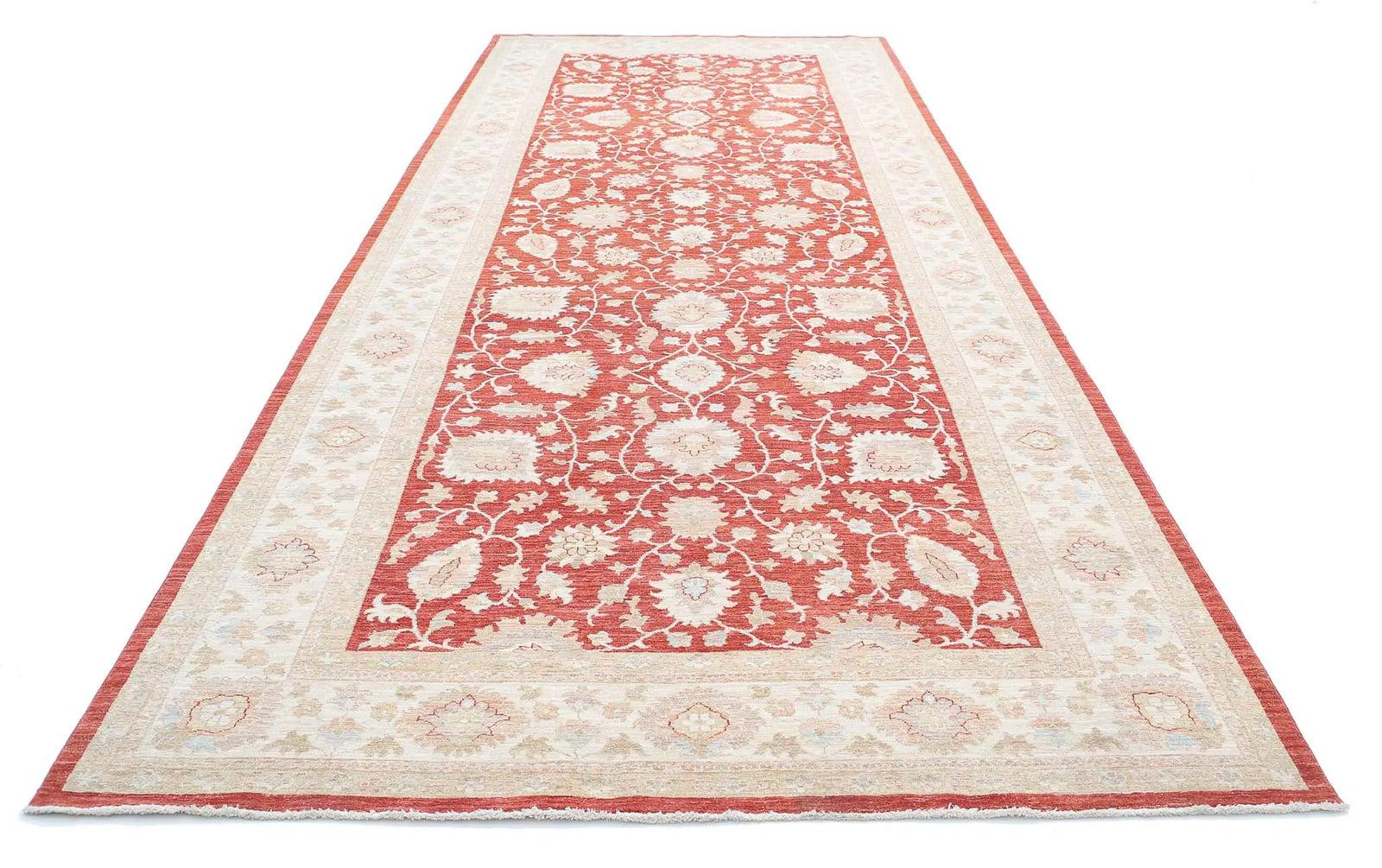 Hand Knotted Ziegler Farhan Wool Rug - 6'7'' x 16'0''