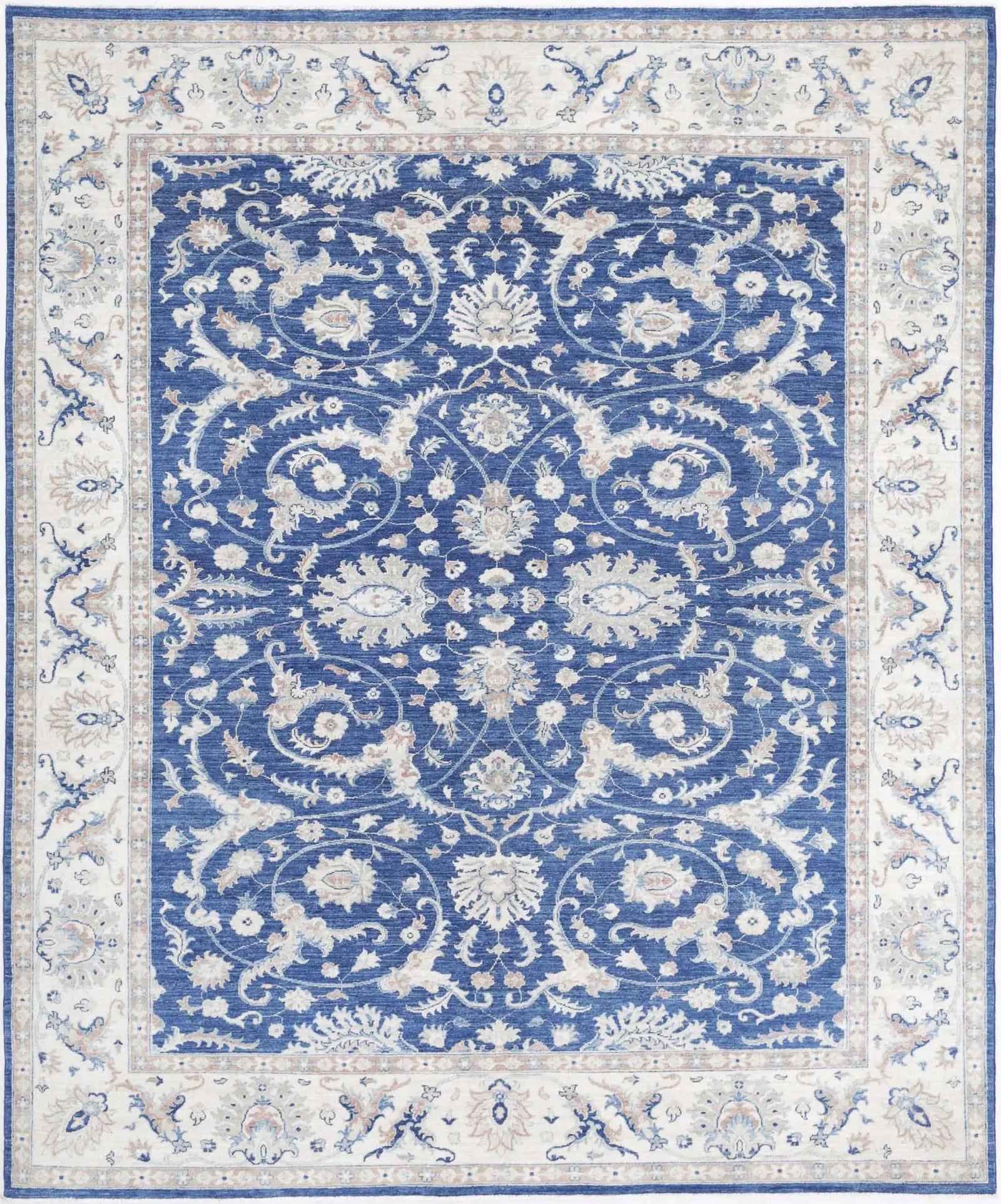 Hand Knotted Ziegler Farhan Wool Rug - 7'10'' x 9'6''