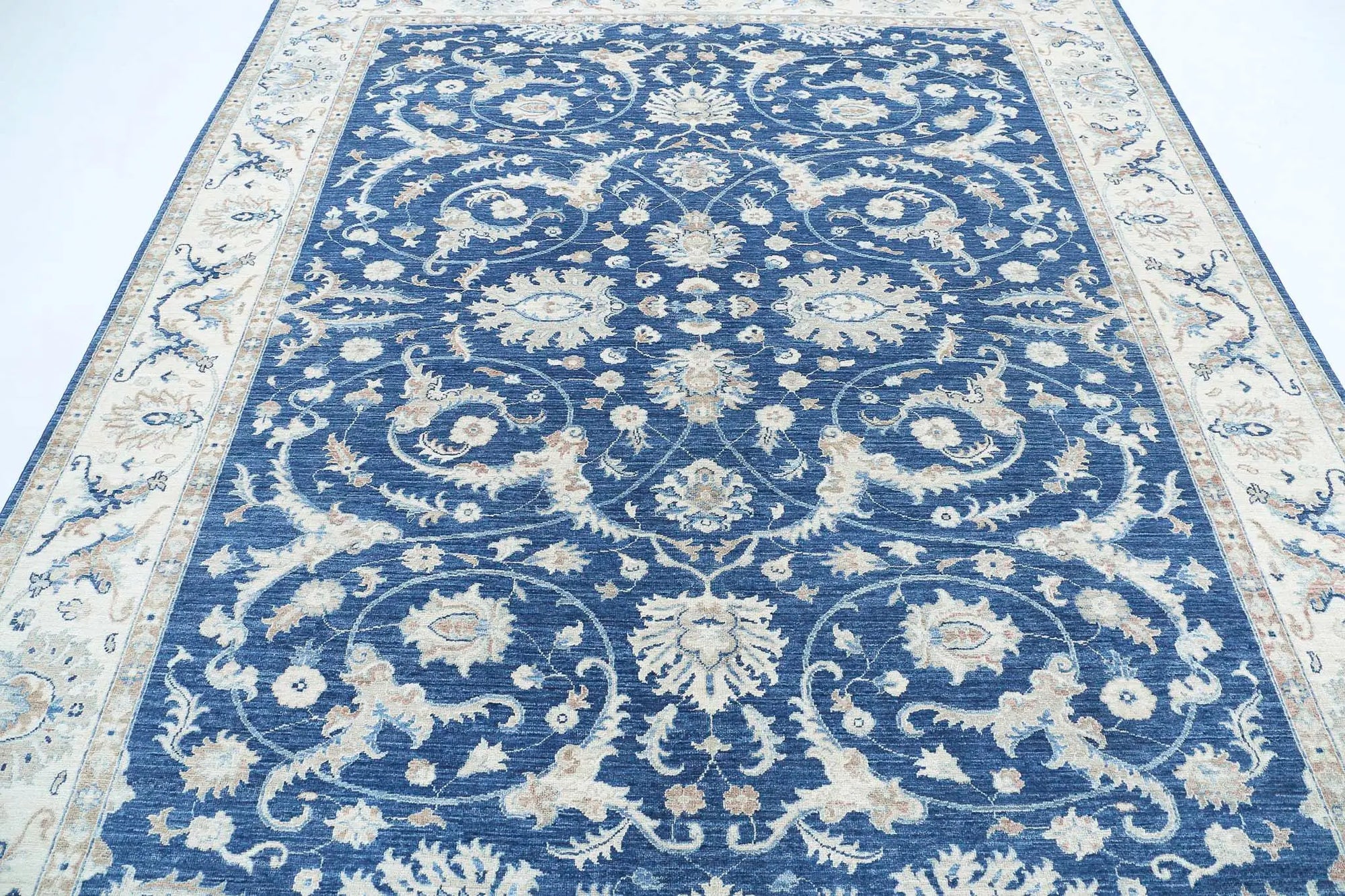 Hand Knotted Ziegler Farhan Wool Rug - 7'10'' x 9'6''