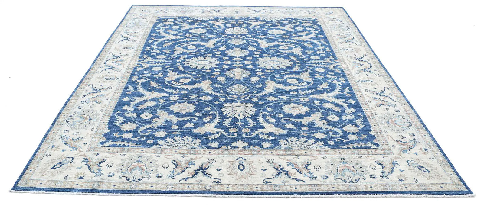 Hand Knotted Ziegler Farhan Wool Rug - 7'10'' x 9'6'' - Arteverk Rugs Area rug