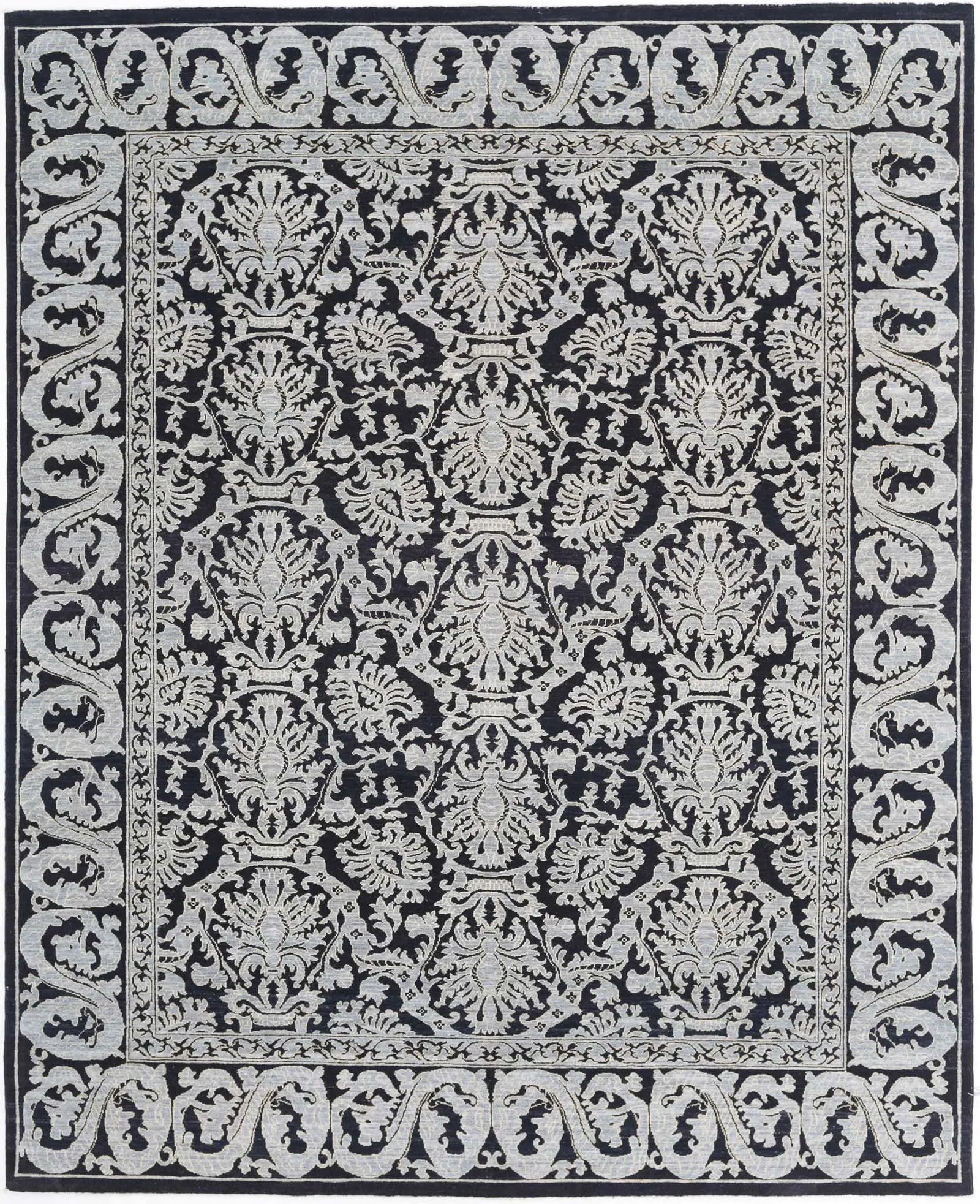 Hand Knotted Ziegler Farhan Wool Rug - 8'0'' x 9'11''