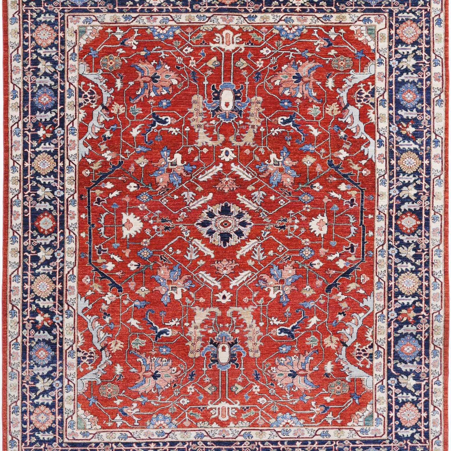 Hand Knotted Ziegler Farhan Wool Rug - 8'0'' x 9'7''
