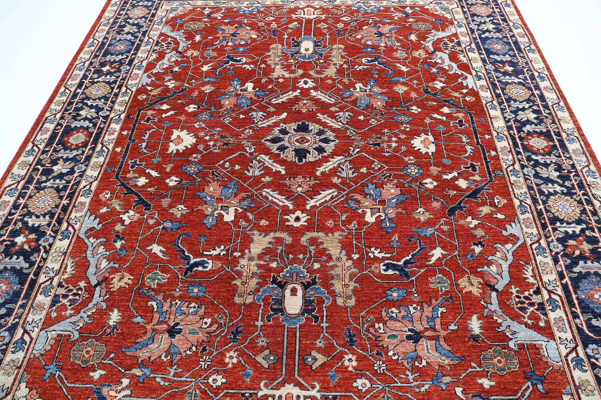 Hand Knotted Ziegler Farhan Wool Rug - 8'0'' x 9'7''