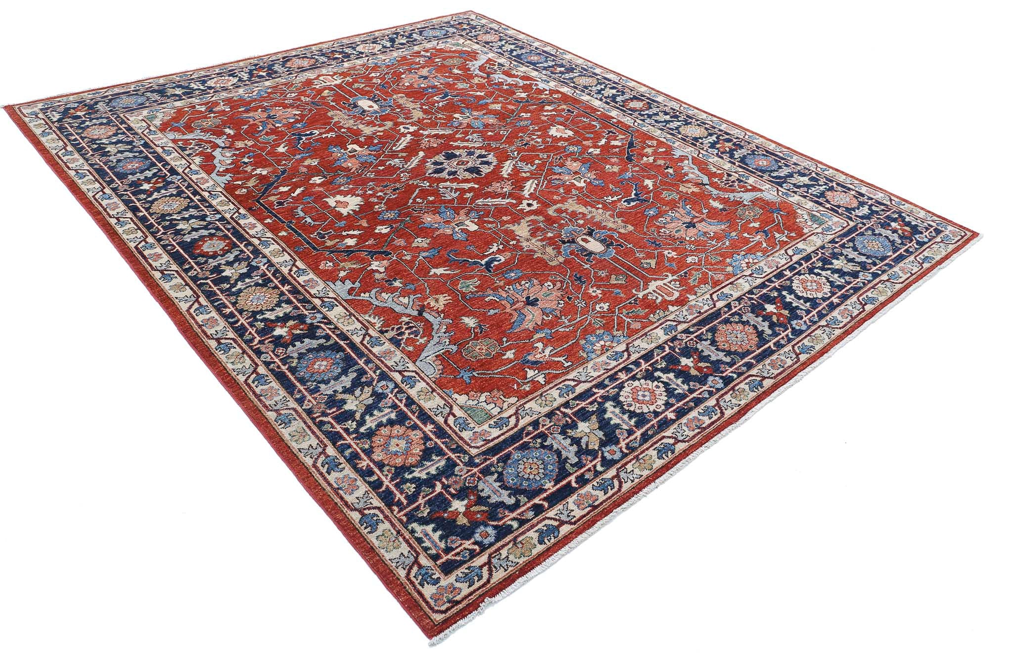Hand Knotted Ziegler Farhan Wool Rug - 8'0'' x 9'7''