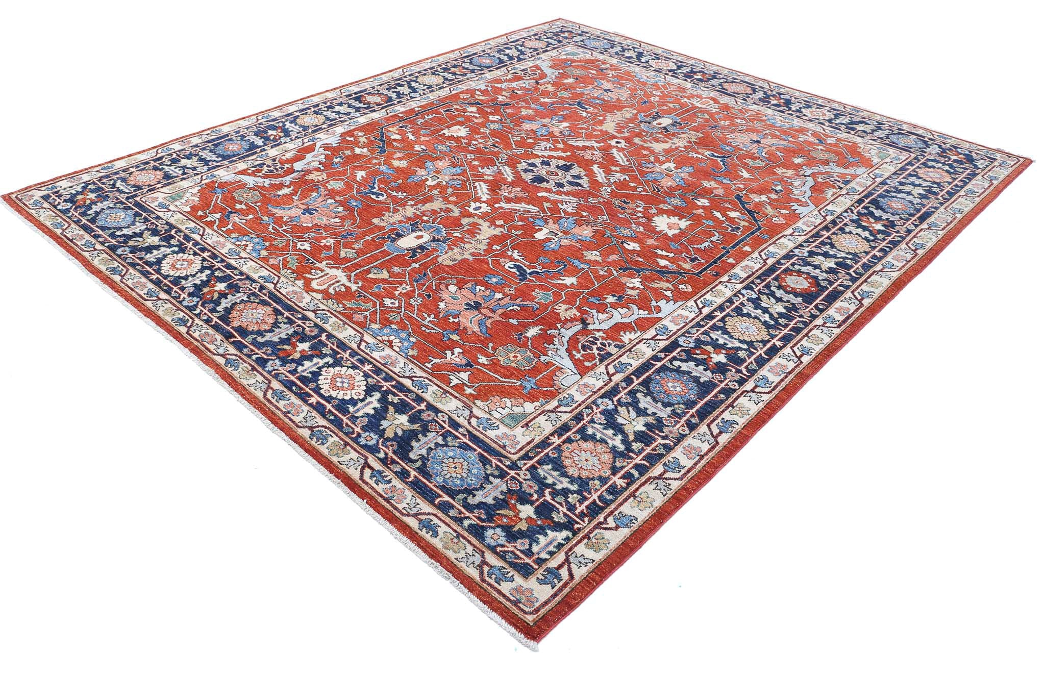 Hand Knotted Ziegler Farhan Wool Rug - 8'0'' x 9'7''