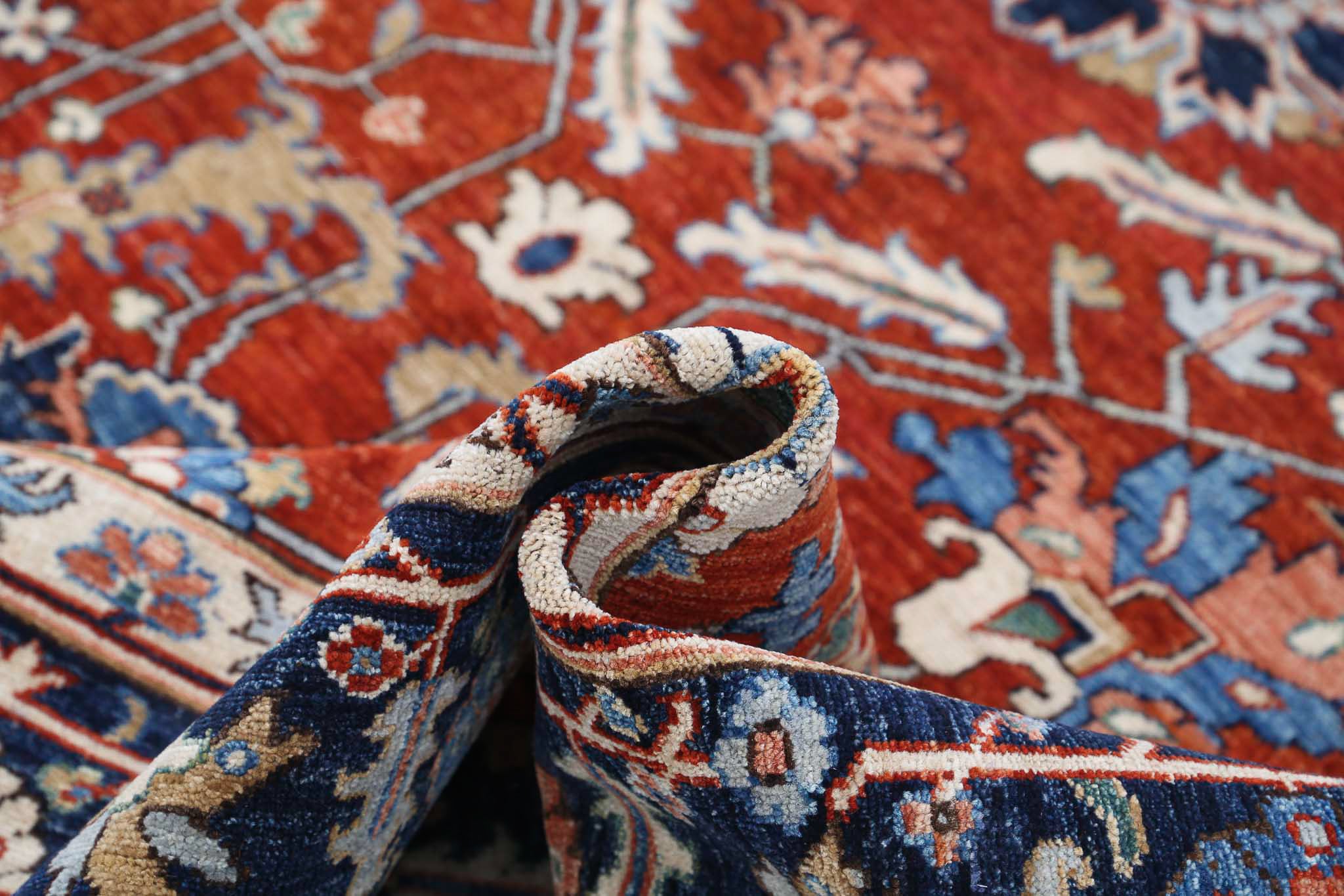 Hand Knotted Ziegler Farhan Wool Rug - 8'0'' x 9'7''